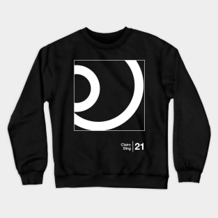 Clairo - Sling / Minimal Graphic Design Tribute Crewneck Sweatshirt